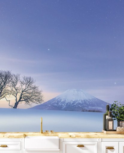 snowy landscape and mountain wallpaper snowy landscape and mountain wallpaper