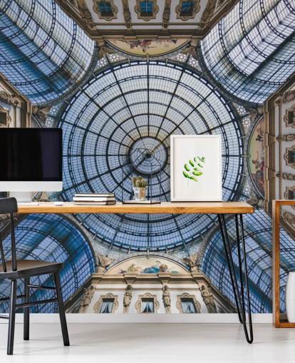 utsikt over milan galleri tak tapet utsikt over milan galleri tak tapet