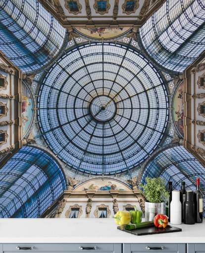 utsikt over milan galleri tak tapet