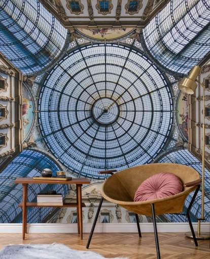 view of milan gallery ceiling wallpaper