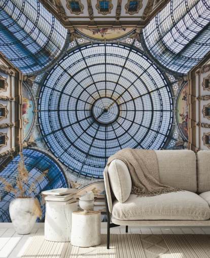 view of milan gallery ceiling wallpaper