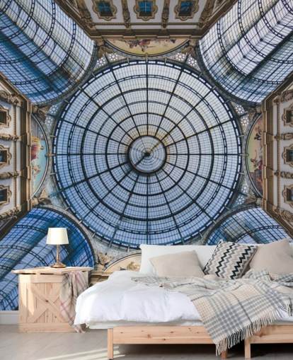view of milan gallery ceiling wallpaper