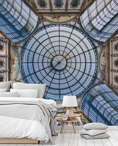 view of milan gallery ceiling wallpaper
