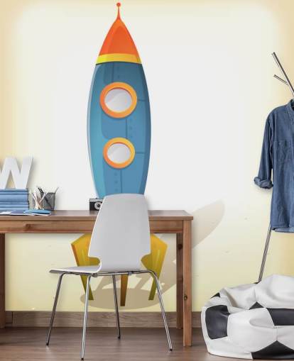 Cartoon Rocket behang Cartoon Rocket behang