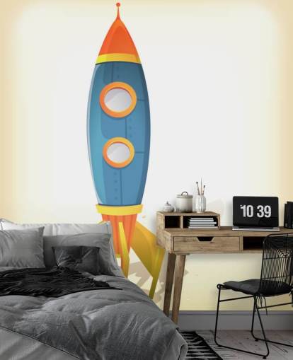 Tegneserie Rocket Baggrund