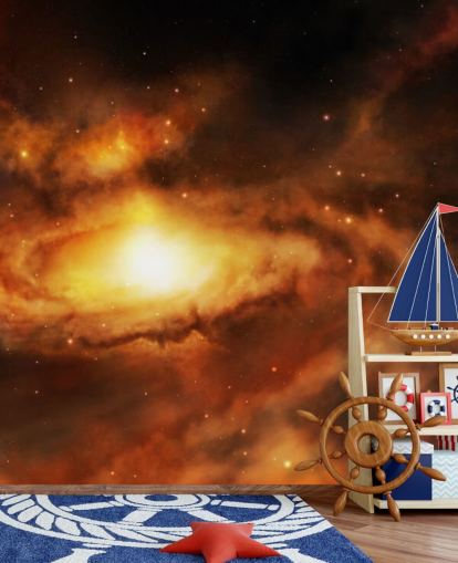 Sfondo con nebulosa galassia a spirale