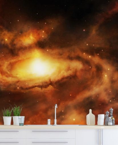 Fondo de pantalla de nebulosa galaxia espiral