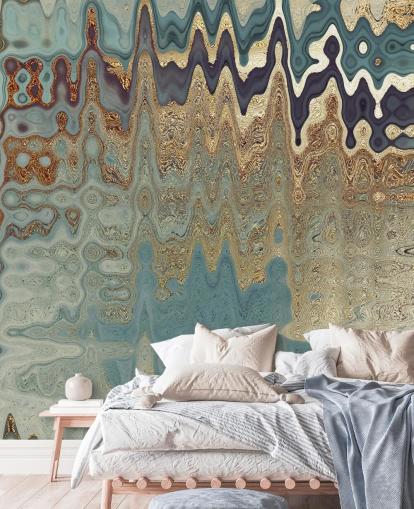 abstract geode behang