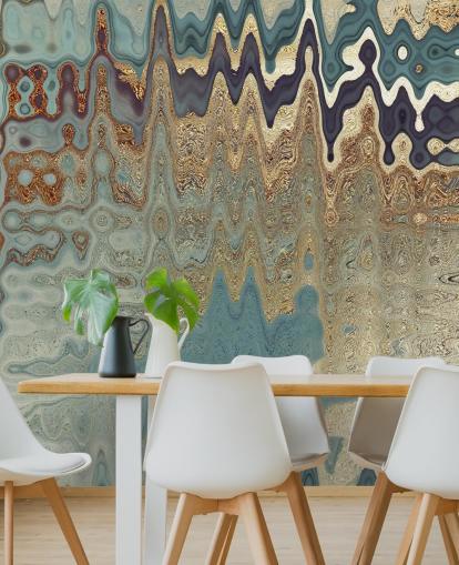 abstract geode behang