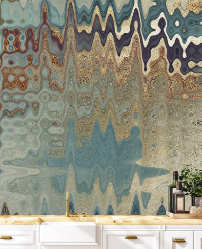 abstract geode behang