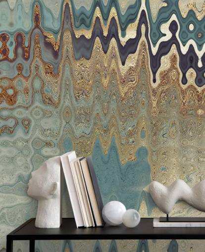 abstract geode behang