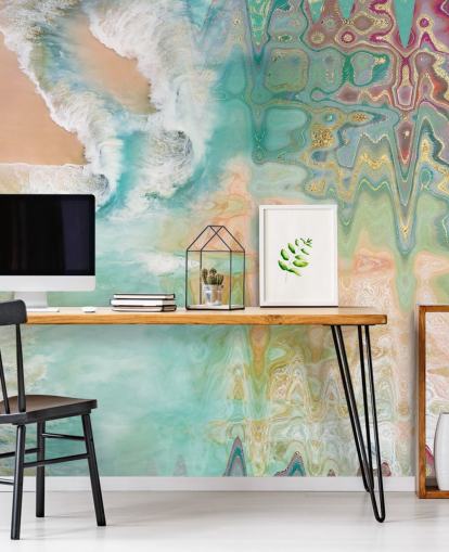 pastellfarben abstrakt strand