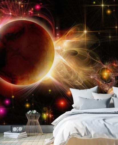 Papel pintado de doble atardecer