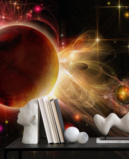 Papel pintado de doble atardecer Papel pintado de doble atardecer