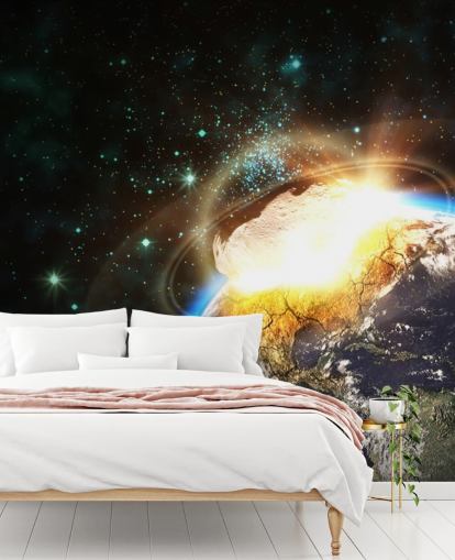 Asteroid Impact from Space Wall Mural