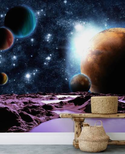 Abstraktit planeetat vedellä Planet Taustakuva Abstraktit planeetat vedellä Planet Taustakuva