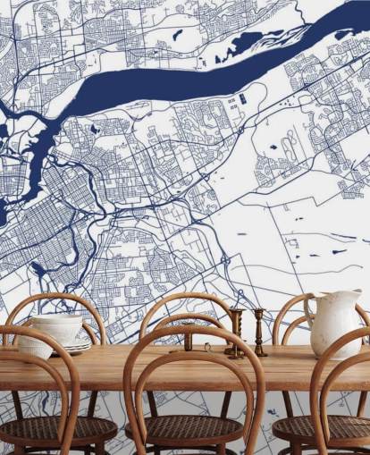 papel de parede de mapa digital azul e branco de ottawa papel de parede de mapa digital azul e branco de ottawa