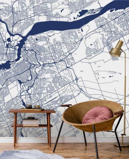 ottawa blue and white digital map wallpaper