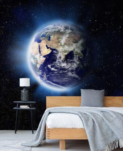 Erde Licht Wandgemälde Erde Licht Wandgemälde