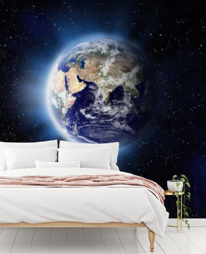 Decorazione murale con luce terrestre