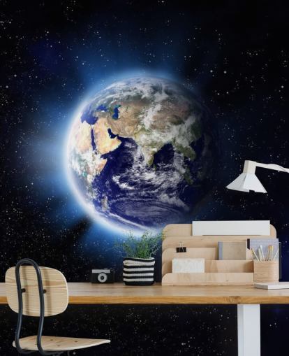 Decorazione murale con luce terrestre