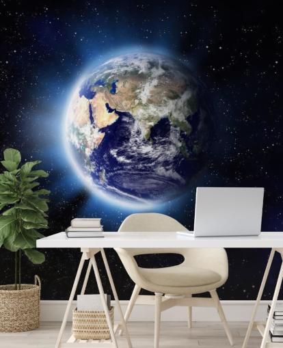 Earth Lys Veggmaleri