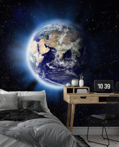Earth Light Muurschildering Earth Light Muurschildering
