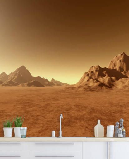 Papier peint Mars Surface