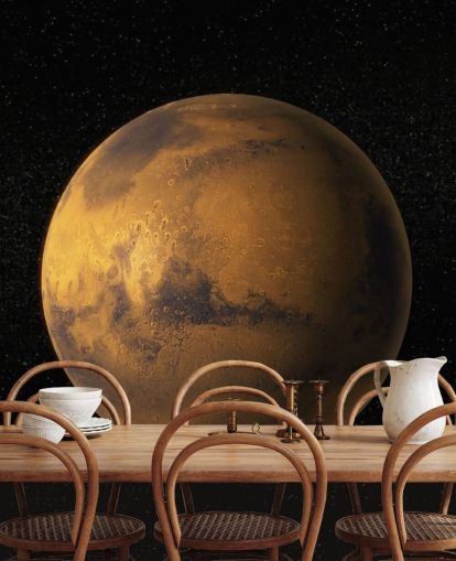 Una vista del planeta Marte fondo de pantalla