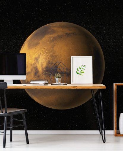 Una vista del planeta Marte fondo de pantalla