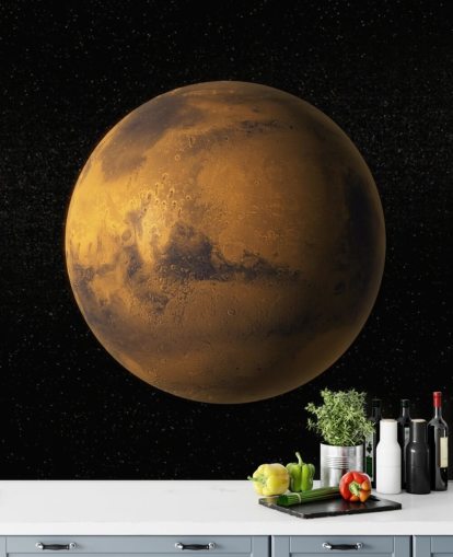 Una vista del planeta Marte fondo de pantalla