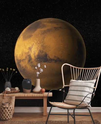 Una vista del planeta Marte fondo de pantalla