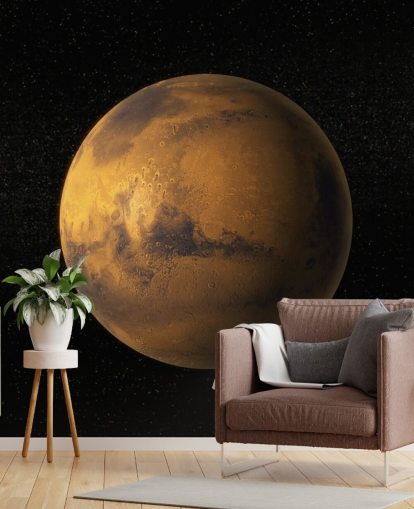 Una vista del planeta Marte fondo de pantalla