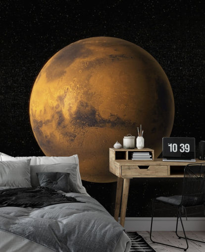 Una vista del planeta Marte fondo de pantalla