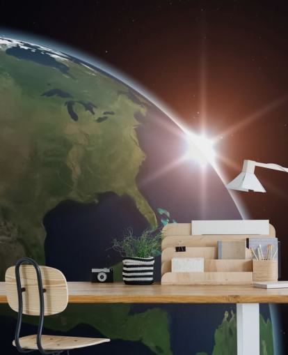 North America from Space Wall Mural North America from Space Wall Mural