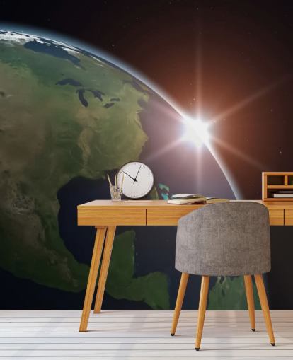 North America from Space Wall Mural