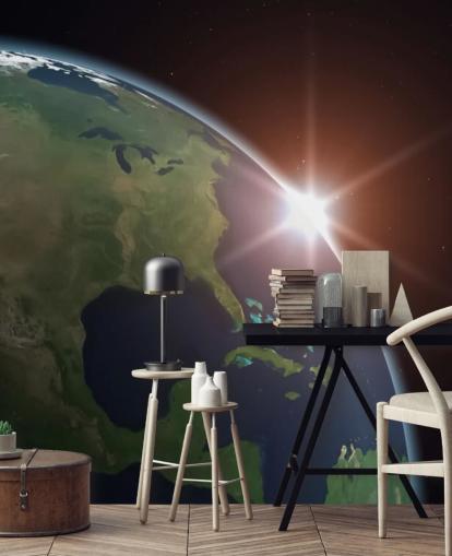 North America from Space Wall Mural