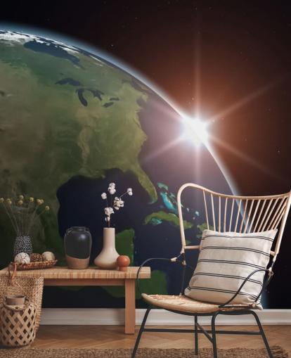 North America from Space Wall Mural