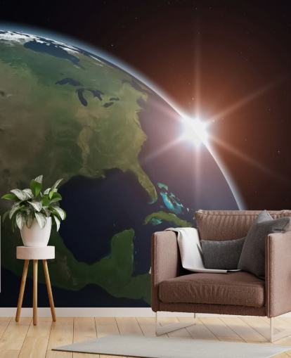 North America from Space Wall Mural