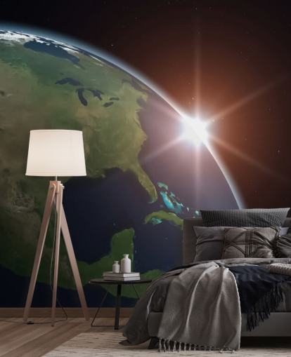 North America from Space Wall Mural