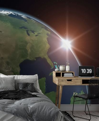 North America from Space Wall Mural