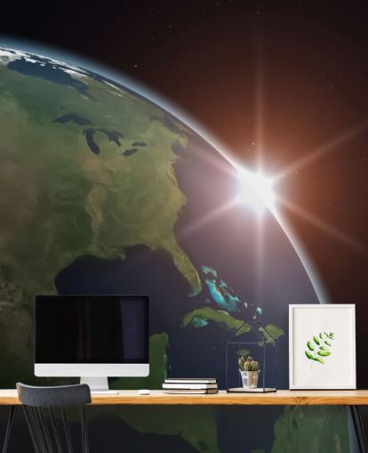 North America from Space Wall Mural