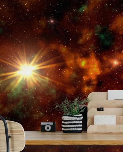 Decorazione murale con stelle Decorazione murale con stelle