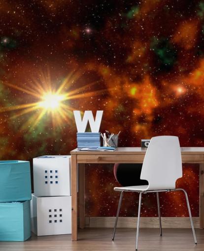 Decorazione murale con stelle