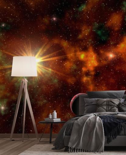 Decorazione murale con stelle Decorazione murale con stelle