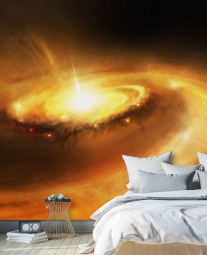 Galaxie-Kern im Weltraum Tapete