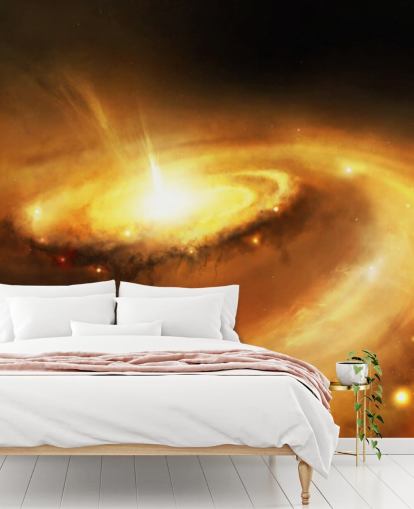 Galaxie-Kern im Weltraum Tapete