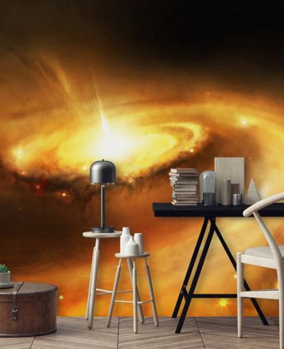 Galaxy Core i rummet Baggrund