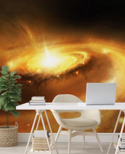 Galaxy Core in Space Wallpaper Galaxy Core in Space Wallpaper