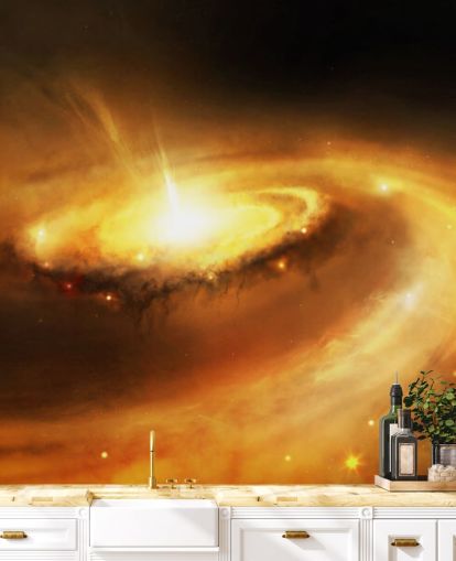 Galaxy Core i rummet Baggrund